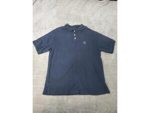 Beverly Hills Polo Club Black Cotton Polo Shirt Large